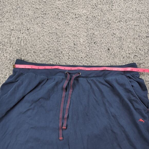 Tommy Bahama Pants Men Extra Large Blue Lounge Sleepwear Cotton Straight Leg - Picture 5 of 9